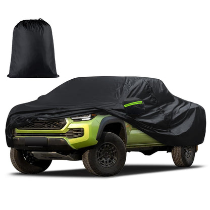 Waterproof Car Cover for Jeep Wrangler 4 Door 2006-2026 JK JL Outdoor Waterproof Sun Rain Snow Hail Protection with Driver Door Zipper