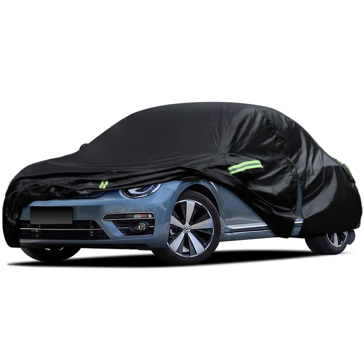 Waterproof Car Cover for Jeep Wrangler 4 Door 2006-2026 JK JL Outdoor Waterproof Sun Rain Snow Hail Protection with Driver Door Zipper