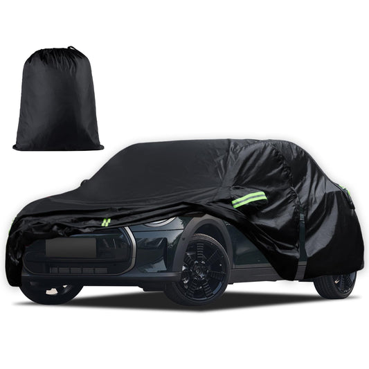 Waterproof Car Cover for Jeep Wrangler 4 Door 2006-2026 JK JL Outdoor Waterproof Sun Rain Snow Hail Protection with Driver Door Zipper