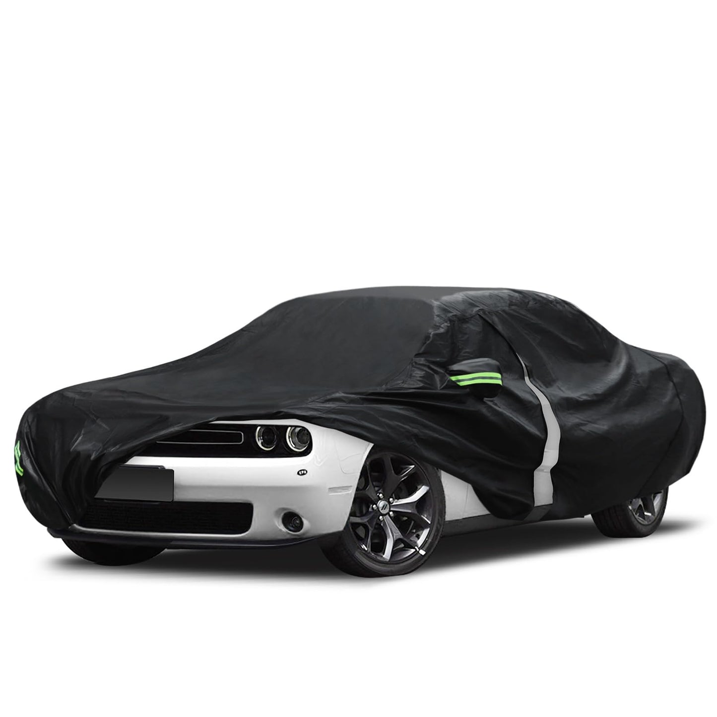 Waterproof Car Cover for Jeep Wrangler 4 Door 2006-2026 JK JL Outdoor Waterproof Sun Rain Snow Hail Protection with Driver Door Zipper