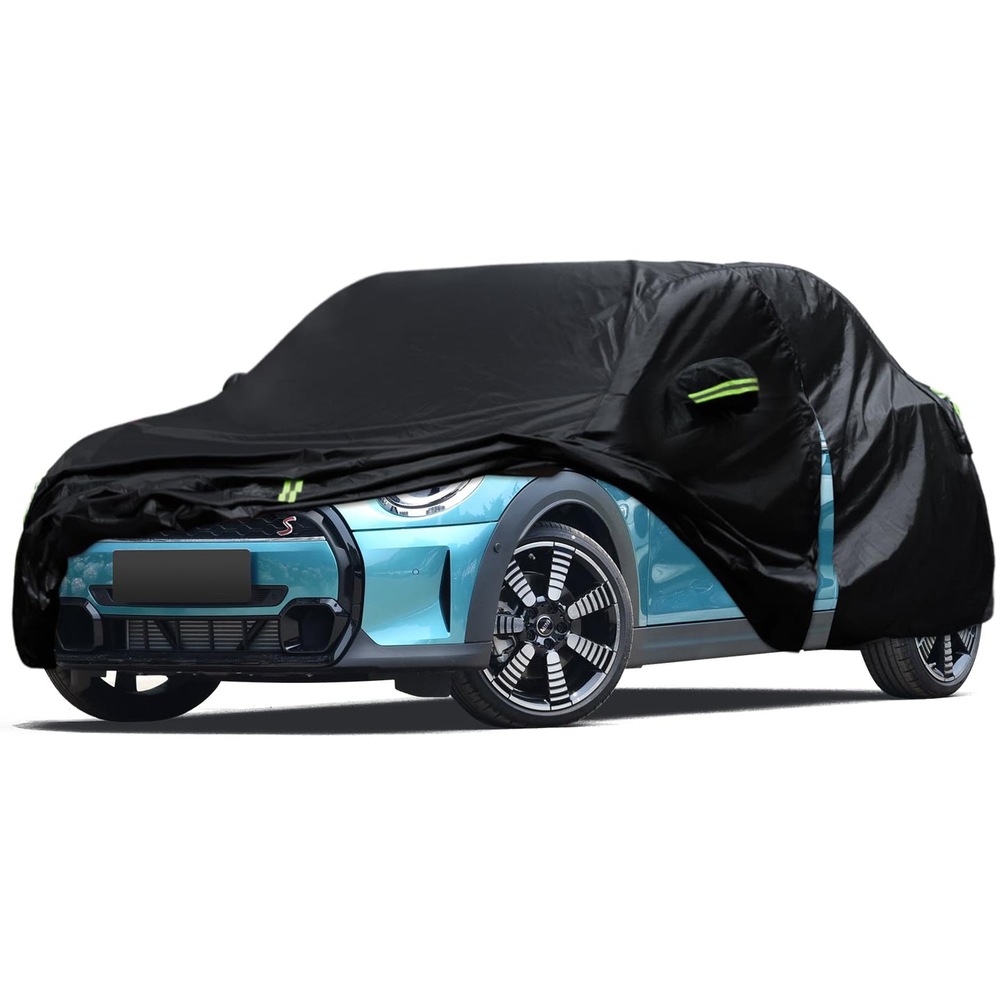 Waterproof Car Cover for Jeep Wrangler 4 Door 2006-2026 JK JL Outdoor Waterproof Sun Rain Snow Hail Protection with Driver Door Zipper