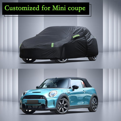 Waterproof Car Cover for Jeep Wrangler 4 Door 2006-2026 JK JL Outdoor Waterproof Sun Rain Snow Hail Protection with Driver Door Zipper